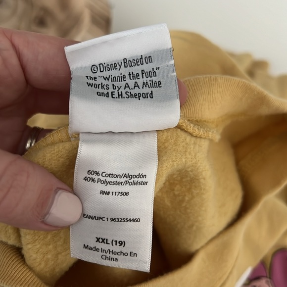 Winnie The Pooh Graphic Crew Neck Unisex Kids Size XXL - Picture 3 of 5